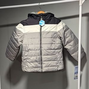 Whales Tail Outerwear Boys Size 6 Gray/White/Black With Inside Name Tag